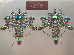 Iridescent snow flake - Chunky Glitter UK