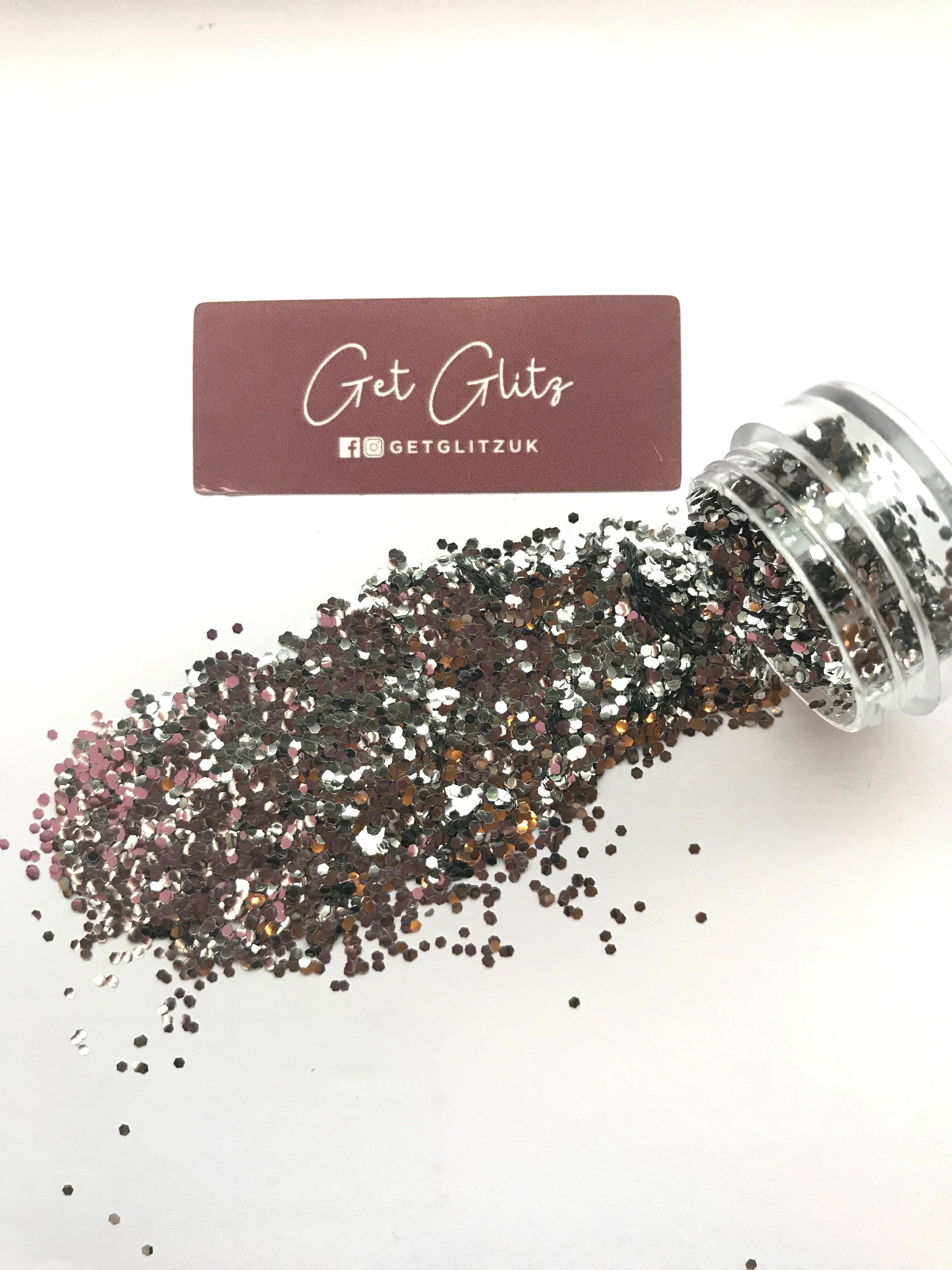 Silver biodegradable - Chunky Glitter UK