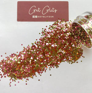 Rhubarb and custard biodegradable - Chunky Glitter UK